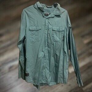 LRG Lifted Research Group Men's XL ButtonUp Long Sleeve Dress Shirt Vintage/Rare